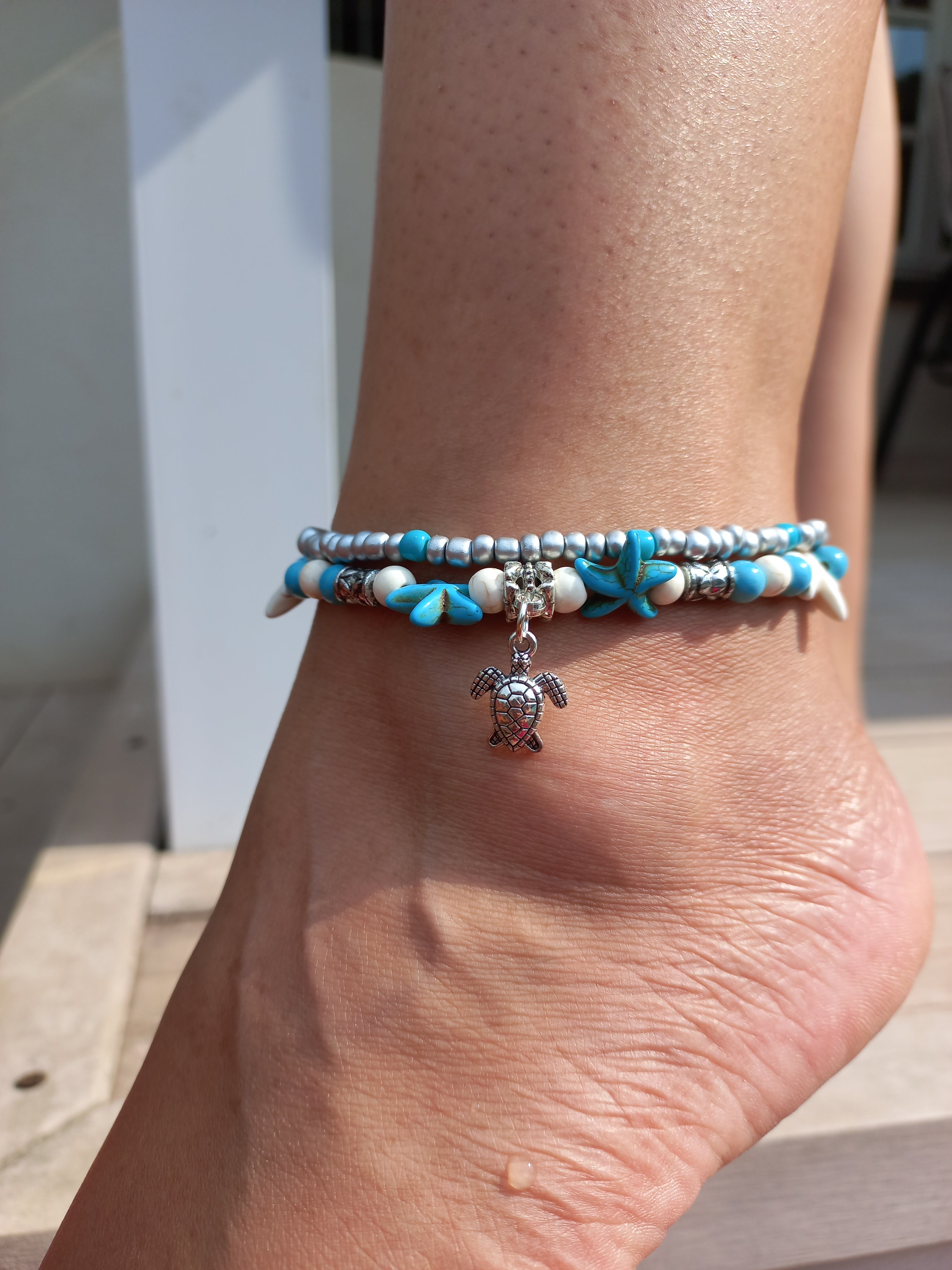 Sea Turtle Anklet